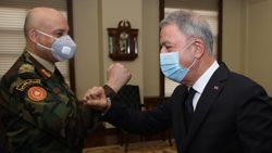 Hulusi Akar, Libya Genelkurmay Başkanı El-Haddad ile görüştü