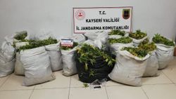 Kayseri'de 161 kilo kubar esrar ele geçirildi