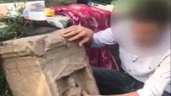 Kocaeli'de çalıntı tarihi eseri, sosyal medyada yayınladığı videoyla tanıttı