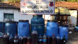 Kırklareli'de 760 litre sahte içki ele geçirildi