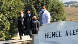 Hünel kardeşlerin babaları toprağa verildi