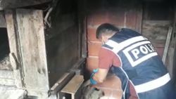 Samsun'da tavuk kümesinde 22 tabanca bulundu