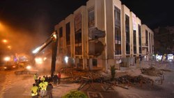 Demolition work started on Torbalı City Hall, İzmir