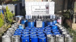 Kırklareli'nde 2 ton sahte şarap ele geçirildi