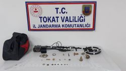 Tokat'ta tarihi eser operasyonu: 21 parça ele geçirildi