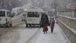 Şemdinli'de kar yağışı