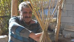 Bitlis'te 40 yıldır söğüt dallarını sepete dönüştürüyor