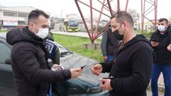Bursa'da izin belgesi soran polise 'WhatsApp' grubunu gösteren sürücüye ceza kesildi