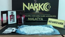 Malatya'da parfüm şişesinden uyuşturucu çıktı
