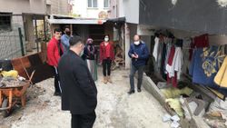 Sinop'ta 4 kişilik ailenin evi, soba yangınında kül oldu