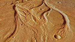 Bilim insanları, Mars'taki nehir sisteminin haritasını çıkardı