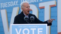 Joe Biden, Georgia'da miting düzenledi
