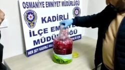 Osmaniye'de turşu bidonunda uyuşturucu ele geçirildi