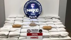 Yalova’da 192 kilo eroin ele geçirildi