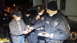 Aksaray'da mahalleliden polise sürpriz