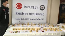 İstanbul merkezli 8 ilde ele geçirilen sahte altınlar
