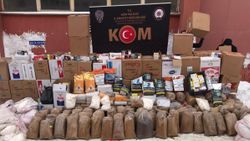 Ağrı polisi, 480 kilo kaçak tütüne el koydu