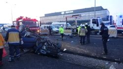 Tuzla'da takla atan otomobilin sürücüsü hayatını kaybetti