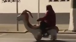 Çin’de 76 yaşındaki kadın scooter ile trafiğe çıktı