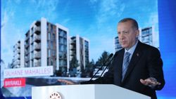 Cumhurbaşkanı Erdoğan İzmir'de deprem konutları temel atma törenine katıldı