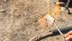 Adıyaman'daki köylüler, kuyu açınca yanan maddeye ulaştı
