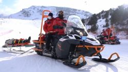 Erzincan'da kayak tutkunlarının güvenliği Mehmetçik'e emanet