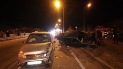 Afyonkarahisar'da zincirleme kaza: 5 yaralı