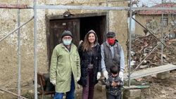 Burcu Kara doğduğu evi tadilata soktu