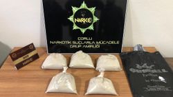 Tekirdağ’da ticari takside 5 kilo eroin bulundu
