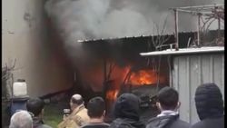 Ümraniye'de patlayan otomobil, alev topuna döndü