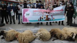 Sivas'ta İstanbul Sözleşmesi'nden çıkılmasına şükür kurbanı