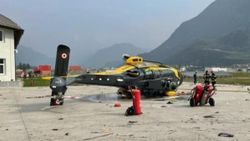 İtalya'da polis helikopteri kaza yaptı