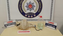 Mardin'de silecek suyu deposunda uyuşturucu yakalandı
