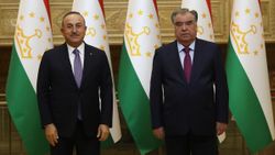 Mevlüt Çavuşoğlu'nun Tacikistan temasları