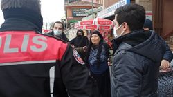Bursa'da zabıtaya yakalanan dilenci kadın zor anlar yaşattı