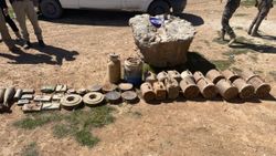 Tel Abyad'da 693 kilogram patlayıcı bulundu
