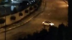 Avcılar'da drift yapan sürücü