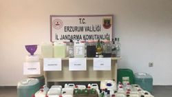 Erzurum'da 1 kişi, sahte alkol ve dezenfektandan gözaltına alındı