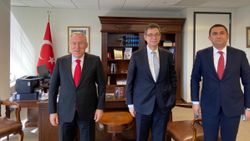 Hasan Murat Mercan,, Pfizer'ın CEO'su Bourla ile görüştü