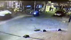 Cihangir'de kuryenin ölümden döndüğü kaza