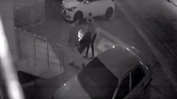 Osmaniye'de kömür sobası hırsızlığı kamerada