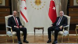 Cumhurbaşkanı Erdoğan, Ersin Tatar'la görüştü