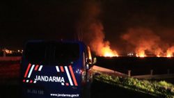 Erzincan'da koruma altındaki Ekşisu Sazlık Alanı'nda yangın çıktı