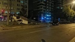 Kayseri'de 6 kişinin yaralandığı feci kaza kameraya yansıdı