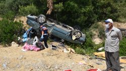 Antalya'da kazayı yara almadan atlatınca, 'Neredeyim' dedi