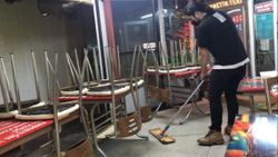 Kafe ve restoranlarda kademeli normalleşme temizliği