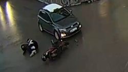 Aksaray’da MOBESE kameralarına yansıyan kazalar