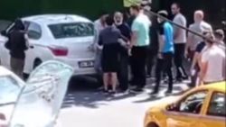 Esenyurt’ta kaza sonrası taksicilerden linç girişimi