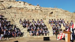 Antik Knidos kentinde 2 bin yıl sonra diploma töreni
