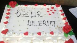 Ankara'da hakaret ettiği sevgilisine 'Özür Dilerim' yazılı pasta alarak cezadan kurtuldu